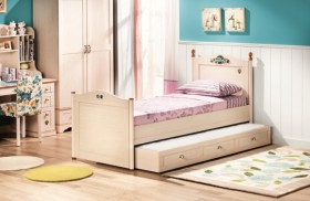 Кровать детская Балли 2-х уровневая (венге/белфорт) в Кормиловке - kormilovka.katalogmebeli.com | фото 2