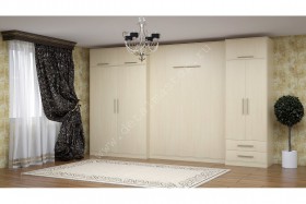 Комплект мебели со шкаф-кроватью трансформер Ратмир в Кормиловке - kormilovka.katalogmebeli.com | фото 2