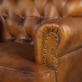 Кресло кожаное Чарльз в Кормиловке - kormilovka.katalogmebeli.com | фото 5