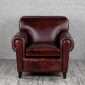 Кресло кожаное Элегант (Бордовый) в Кормиловке - kormilovka.katalogmebeli.com | фото 7