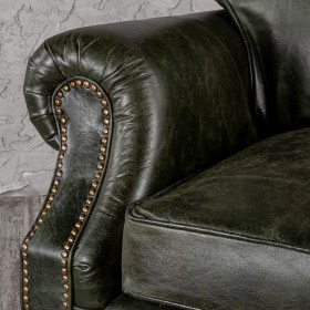 Кресло кожаное Лофт Аристократ (ширина 1070 мм) в Кормиловке - kormilovka.katalogmebeli.com | фото 5