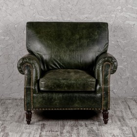 Кресло кожаное Лофт Аристократ (ширина 1070 мм) в Кормиловке - kormilovka.katalogmebeli.com | фото 9