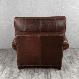 Кресло кожаное Лофт Аристократ (ширина 1100 мм) в Кормиловке - kormilovka.katalogmebeli.com | фото 7
