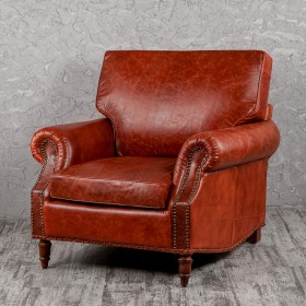 Кресло кожаное Лофт Аристократ (кожа буйвола) в Кормиловке - kormilovka.katalogmebeli.com | фото