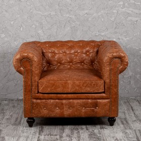 Кресло кожаное Лофт Честер (кожа буйвола) в Кормиловке - kormilovka.katalogmebeli.com | фото 7