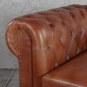 Кресло кожаное Лофт Честер (кожа) в Кормиловке - kormilovka.katalogmebeli.com | фото 3
