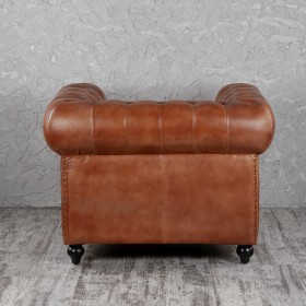 Кресло кожаное Лофт Честер (кожа) в Кормиловке - kormilovka.katalogmebeli.com | фото 7