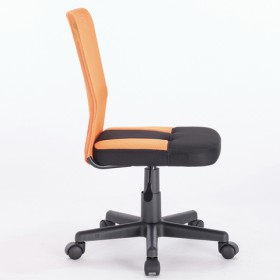 Кресло компактное BRABIX Smart MG-313 (черный, оранжевый) в Кормиловке - kormilovka.katalogmebeli.com | фото 2