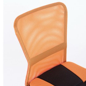 Кресло компактное BRABIX Smart MG-313 (черный, оранжевый) в Кормиловке - kormilovka.katalogmebeli.com | фото 4
