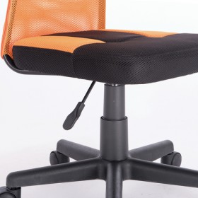 Кресло компактное BRABIX Smart MG-313 (черный, оранжевый) в Кормиловке - kormilovka.katalogmebeli.com | фото 5
