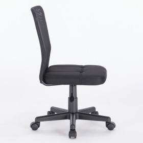 Кресло компактное BRABIX Smart MG-313 (черный) в Кормиловке - kormilovka.katalogmebeli.com | фото 2