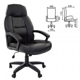 Кресло офисное BRABIX Formula EX-537 (черный) в Кормиловке - kormilovka.katalogmebeli.com | фото 1