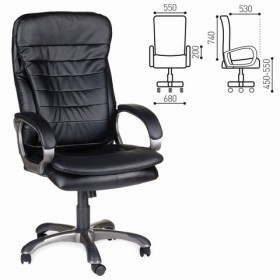 Кресло офисное BRABIX Omega EX-589 (черное) в Кормиловке - kormilovka.katalogmebeli.com | фото