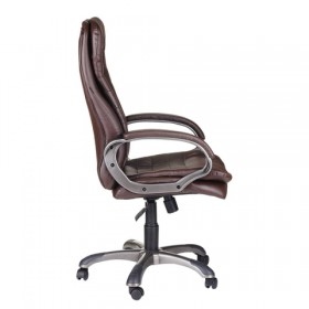 Кресло офисное BRABIX Omega EX-589 (коричневое) в Кормиловке - kormilovka.katalogmebeli.com | фото 2