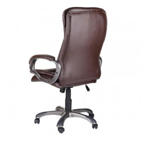 Кресло офисное BRABIX Omega EX-589 (коричневое) в Кормиловке - kormilovka.katalogmebeli.com | фото 3