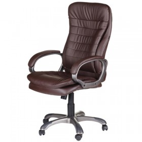 Кресло офисное BRABIX Omega EX-589 (коричневое) в Кормиловке - kormilovka.katalogmebeli.com | фото 4