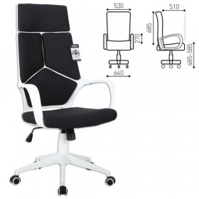 Кресло офисное BRABIX Prime EX-515 (черная ткань) в Кормиловке - kormilovka.katalogmebeli.com | фото 1