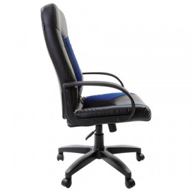 Кресло офисное BRABIX Strike EX-525 (сине-черный) в Кормиловке - kormilovka.katalogmebeli.com | фото 2