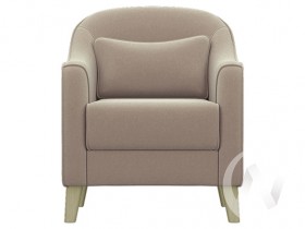 Кресло отдыха Комфорт-4 (бесцветный лак/CATANIA LATTE) в Кормиловке - kormilovka.katalogmebeli.com | фото 2