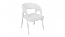 Кресло «Техас 1» (Белый матовый/Экокожа Белый №66) в Кормиловке - kormilovka.katalogmebeli.com | фото