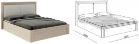 Кровать 1,6 Глэдис (М32) с подъемным механизмом Распродажа в Кормиловке - kormilovka.katalogmebeli.com | фото 2