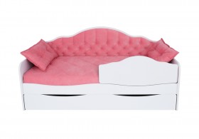 Кровать 170 серии Иллюзия Лайт 1 ящик 89 Розовый (подушки) в Кормиловке - kormilovka.katalogmebeli.com | фото