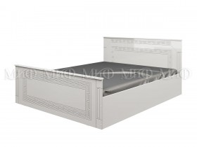 Кровать Афина-1 1,4 м (Белый/Белый глянец) в Кормиловке - kormilovka.katalogmebeli.com | фото