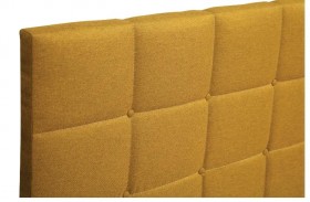 Кровать "Диана" ш. 1600 (Н=1010мм) (жаккард горчица) в Кормиловке - kormilovka.katalogmebeli.com | фото 5