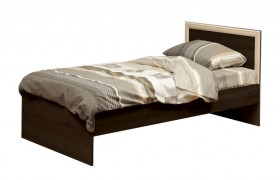 Кровать одинарная 21.55 (шир. 900) с настилом (венге/профиль дуб линдберг)/осн. в Кормиловке - kormilovka.katalogmebeli.com | фото