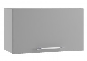 Лофт ПГ 600 шкаф верхний горизонтальный (Штукатурка серая/корпус Серый) в Кормиловке - kormilovka.katalogmebeli.com | фото
