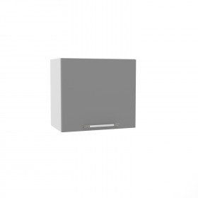 Лофт ВПГ 500 шкаф верхний горизонтальный высокий (Штукатурка серая/корпус Серый) в Кормиловке - kormilovka.katalogmebeli.com | фото