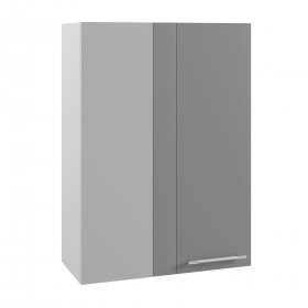 Лофт ВПУ 650 шкаф верхний угловой высокий (Бетон светлый/корпус Серый) в Кормиловке - kormilovka.katalogmebeli.com | фото