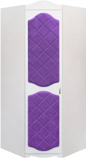 Шкаф угловой Иллюзия 32 Фиолетовый в Кормиловке - kormilovka.katalogmebeli.com | фото 1