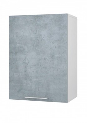 Шкаф 45 с фасадом Лофт (Камень Оленна/Белый) в Кормиловке - kormilovka.katalogmebeli.com | фото
