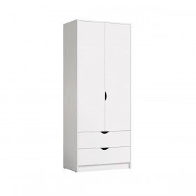Шкаф для одежды 13.327 Уна (Белый) в Кормиловке - kormilovka.katalogmebeli.com | фото 1