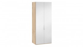 Шкаф для одежды с 2 зеркальными дверями «Эмбер» Яблоня Беллуно в Кормиловке - kormilovka.katalogmebeli.com | фото
