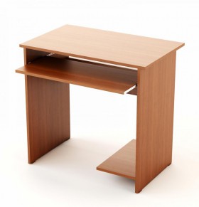 Компьютерный стол Малый упрощённый (Беленый дуб) в Кормиловке - kormilovka.katalogmebeli.com | фото 2