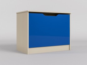 Ящик для игрушек Скай люкс (Синий/корпус Клен) в Кормиловке - kormilovka.katalogmebeli.com | фото